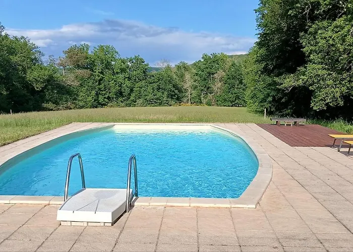 Grange Avec Piscine - La Hulotte Du Cluzel Ferienhaus *